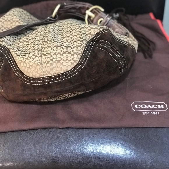 Authentic Coach purse size 13” length and 11”width - Picture 7 of 7